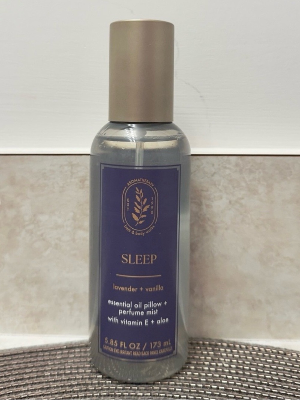 NWT BBW Sleep Lavender + Vanilla Pillow & Body Mist - Aromatherapy